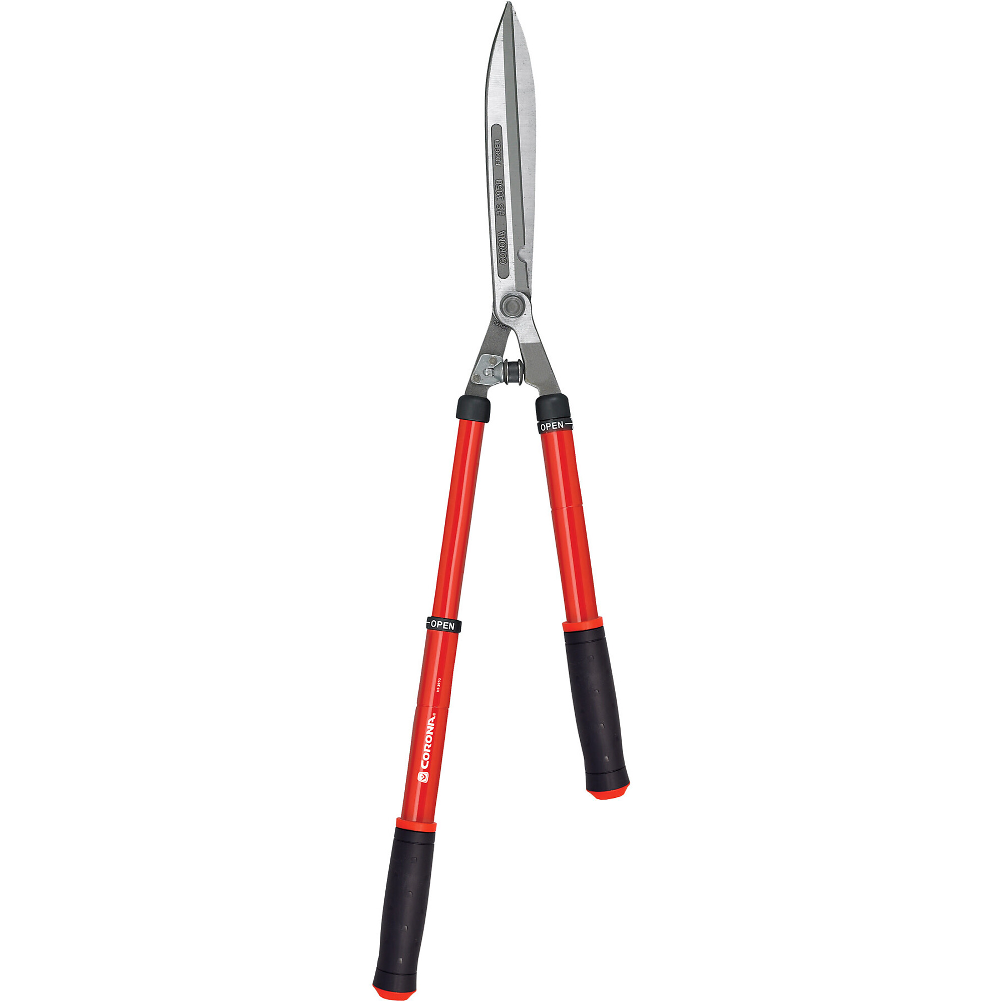 Corona ExtendableREACH Hedge Shears — 10in. Blades, 20in. Steel Handles, Model# HS 3950